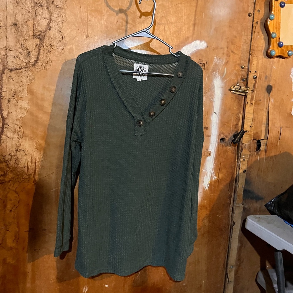 Rock & Roll Cowgirl Red Ribbed Top